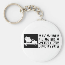 Concrete Survive Key Chain