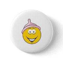 Condom Smiley Face Pins