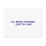 CONDOMS POSTCARDS