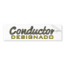 Conductor Designado Pegatina Bumper Sticker
