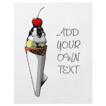 Cone cupcake flyer 2