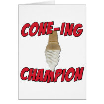 Cone-Ing Champion cards