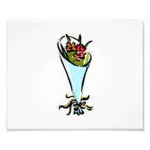 cone of flowers graphic love art photo