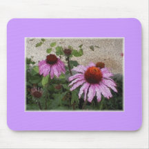 coneflowers mouse pad