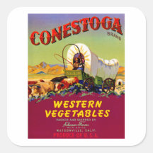 Conestoga Western Vegetables Sticker