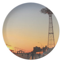 CONEY ISLAND BOARDWALK PLATE