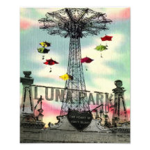 Coney Island Luna Park Amusement park brooklyn ny Photographic Print