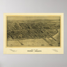 Coney Island NY 1906, Old Print