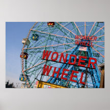 Coney Island Wonder Wheel Print