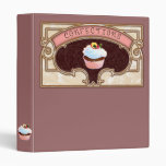 Confections Cupcake Vintage Style Binder