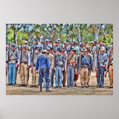 Confederate Formation Poster by AlanCrosthwaite