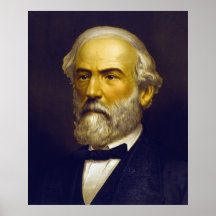CONFEDERATE GENERAL ROBERT E. LEE - 1870 POSTER