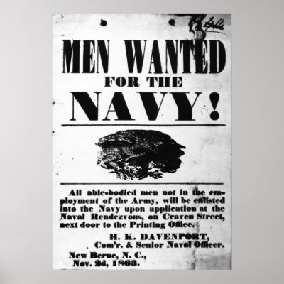 Confederate Naval Recruiting Posters by Dividenda