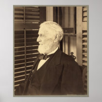 Confederate President Jefferson Davis by E. Wilson Poster
