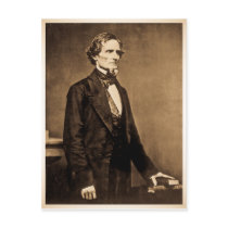 Confederate President Jefferson Davis Postcard