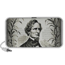 Confederate President Jefferson Davis Laptop Speakers