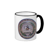 Confederate Seal Coffee Cup 2 Coffee Mugs