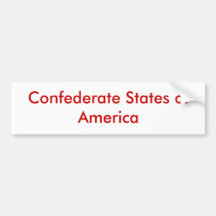 Confederate States of America Bumper Stickers