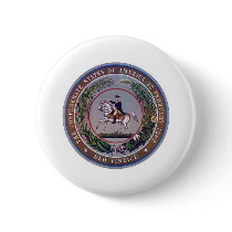 Confederate States of America Seal Button