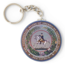 Confederate States of America Seal Keychains