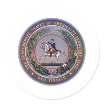 Confederate States of America Seal Sticker