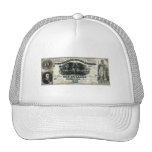 Confédéré 1861 note des Dix dollars Casquettes