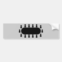 conference_Vector_Clipart Bumper Sticker