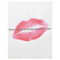 Confessions Tonight Threads and Merch Custom Flyer