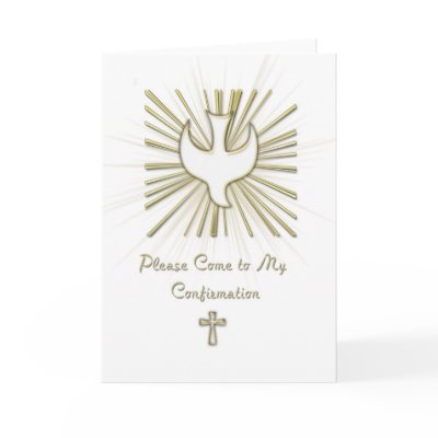 Confirmation Invitation Greeting Card by StarStock