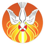 Confirmation Sticker- Holy Spirit and seven flames