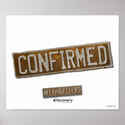 Confirmed Poster by MythBusters