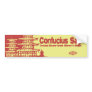 Confucius Say Bumper Sticker