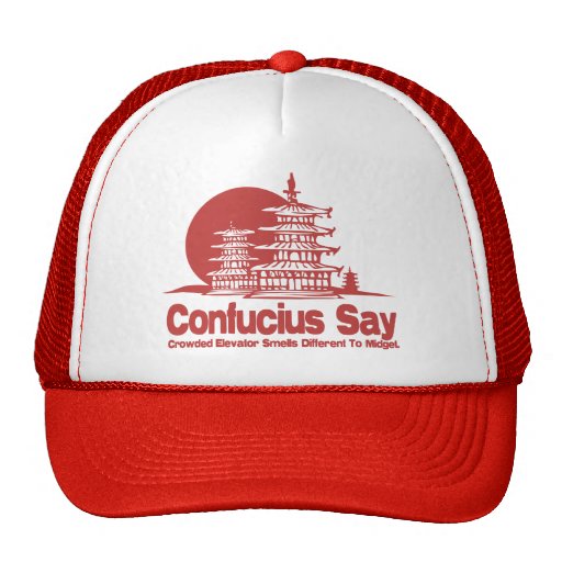 Confucius Say Hats
