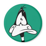 Confused Daffy Duck Face Magnets