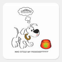 Confused Doggy Sticker