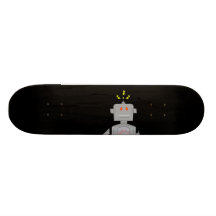 confused robot skate decks