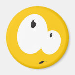 Confused Smile 2 Fridge Magnets
