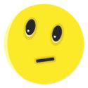 Confused Smiley Face stickers