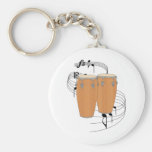 Conga Drums Keychain