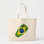 Conga Flag Brazil Canvas Bags