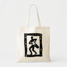 Conga Player Tote Canvas Bags