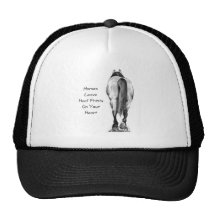 Congé Hoofprints de chevaux sur votre coeur : Art  Casquette