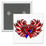 Congenital Heart Defects Awareness Heart Wings Pins