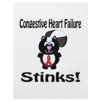 Congestive Heart Failure Stinks Skunk Awareness Personalized Flyer
