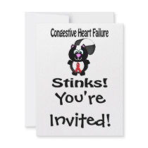 Congestive Heart Failure Stinks Skunk Awareness Personalized Announcements