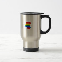 CONGO, DEMOCRATIC REPUBLIC GAY PRIDE COFFEE MUG