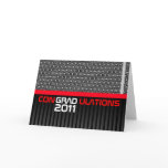 Congradulations Class Of 2011 Card Black Red