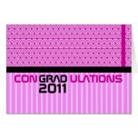 Congradulations Class Of 2011 Card Pink