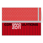 Congradulations Class Of 2011 Card Red