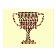 Congratulate with AWARD Winner  Symbols Post Card